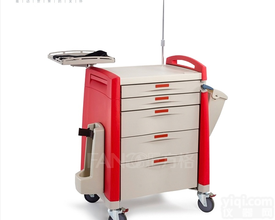 FG-A-07  ABS<em>急救车</em> <em>方格</em>急救小推车