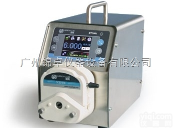 BT100L+YT15泵头  流量型智能<em>蠕动泵</em>（数显流量，<em>触摸屏</em>操作）