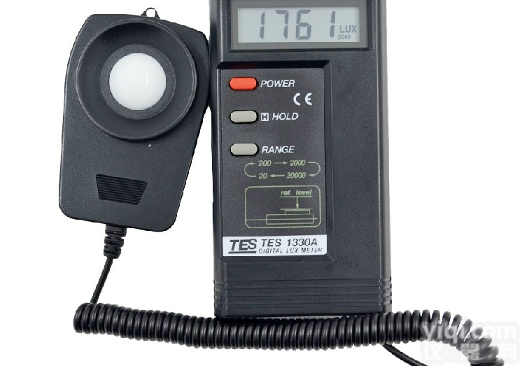 TES-1334A  <em>台湾</em>泰仕分体式<em>照度计</em> 便携<em>手持式</em>数字照度仪
