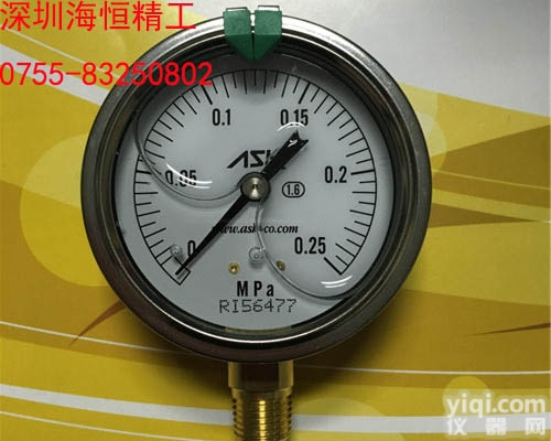 <em>OPG</em>-AT-G1/4-60*60MPa  <em>日本</em>ASKPai<em>OPG</em>甘油压力计原装进口<em>油压表</em>液压表轴向多款选择