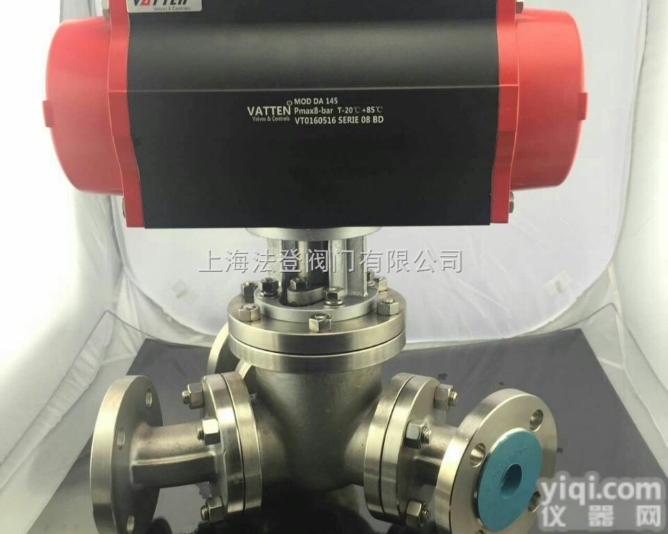 气动Y型三通<em>球阀</em>135°   <em>不锈钢</em>材质<em>法兰</em>连接   上海供...