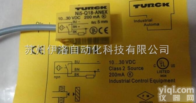 Ni5-G12-AN6X-H1141  百度一下,苏州<em>图尔克</em>代理商,江苏<em>德国</em><em>图尔克</em>一级代理商,接近传感器,图尔...