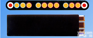 YFFB-KL型  YFFB-KL型<em>弹性体</em>绝缘及<em>护套</em>承拉控制<em>扁平</em>软电缆