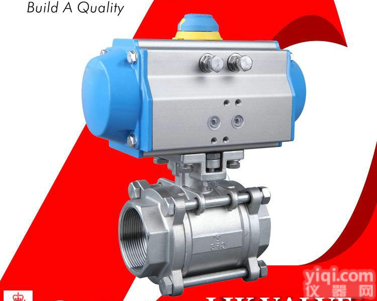 进口气动螺纹三<em>片式</em>球阀-<em>德国</em>莱克气动螺纹三<em>片式</em>球阀