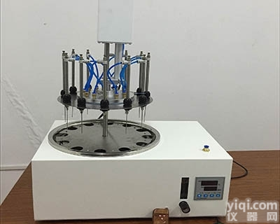 ZUOT-DCY-12YD  电动氮吹仪|电动圆形<em>水浴氮吹仪</em>|圆心电动升降<em>水浴氮吹仪</em>