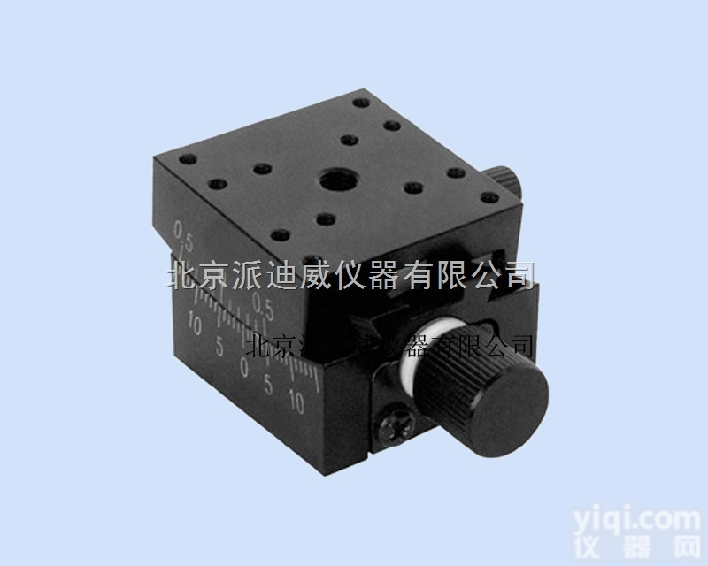 PT-SD303  <em>精密型</em>手动角位台、V型导轨、角度位移台、手动位移台、<em>蜗轮蜗杆</em>