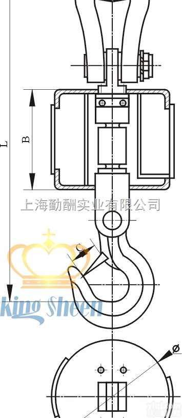 <em>芜湖</em>吊磅秤 <em>大屏幕</em>无线电子吊钩秤