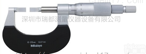 日本三丰刻度型<em>千分尺</em>122-101 <em>量程</em>0-25mm