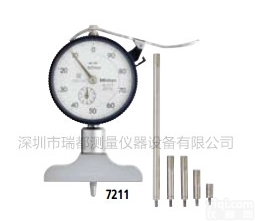 三丰带表<em>深度</em>尺<em>7211</em> 测量范围0-200mm