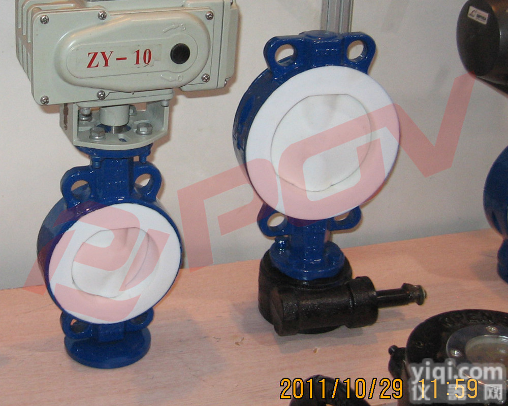 D941F  <em>对夹式</em>衬氟<em>电动蝶阀</em>