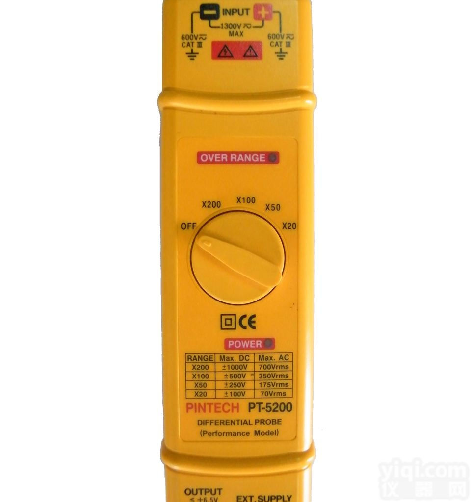 PT-<em>5200</em>  PT-<em>5200</em>（1.6kVp-p,200MHz）超高频<em>差分</em>探头