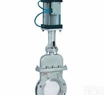 PZ673  PZ673蒸汽气动对夹式刀形<em>闸阀</em>上海<em>阀门厂</em>家