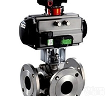 <em>Q644F</em>，<em>Q645F</em>  <em>Q644F</em>，<em>Q645F</em>蒸汽气动三通调节<em>球阀</em>上海阀门厂家