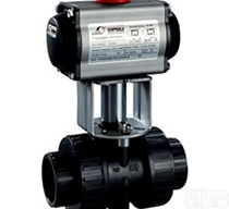 Q611F-10S\PVC  Q611F-10S\PVC蒸汽气动塑料<em>球阀</em>上海<em>阀门厂</em>家