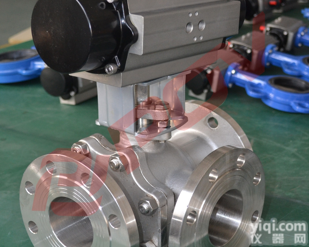 Q644-16P  气动四通<em>球阀</em>的<em>原理</em>