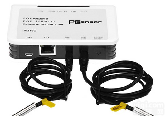 1W340G_D2  温度检测仪 监控仪 <em>采集仪</em> 控制报警<em>系统</em> POE供电 远程监测温度