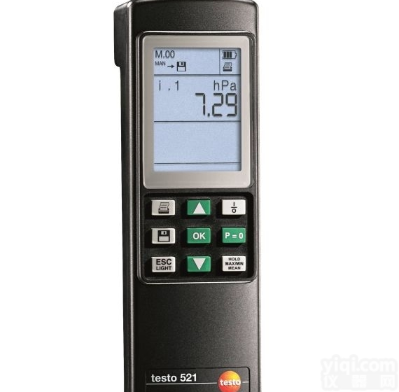 testo <em>521</em>-1  专业型高精度<em>差压</em><em>测量仪</em>testo <em>521</em>-1
