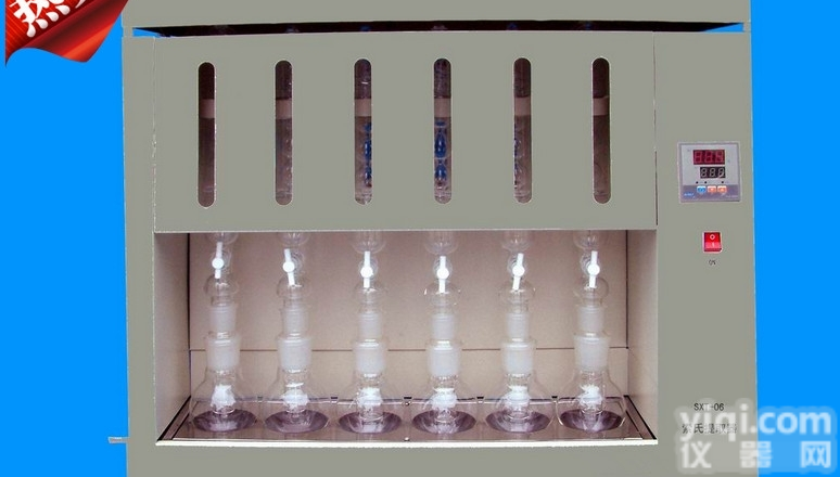 <em>索氏</em><em>提取</em>器  <em>上海</em>洪记SXT-06型<em>索氏</em><em>提取</em>器结构性能特点