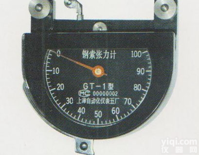 上海自动<em>化仪表</em>五厂GT-1/100KG<em>钢索</em><em>张力计</em>