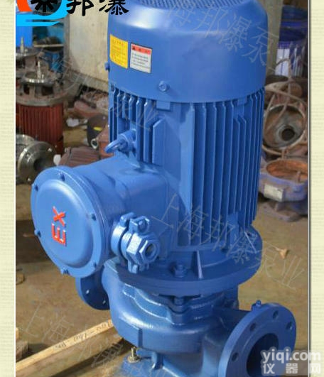 ISGB32-125  立式<em>单级</em>单吸管道<em>增压泵</em> ISGB防爆循环<em>化工泵</em> 管道汽油泵