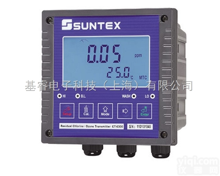 SUNTEX上泰CT-6300/CLE2.2-4P<em>微电脑</em>余氯/<em>臭氧</em>变送...