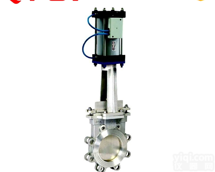 z673x  <em>气动</em>对夹式<em>刀闸</em>阀<em>铸钢</em>