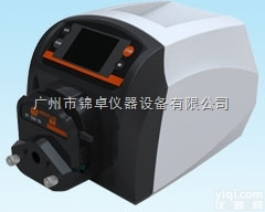 BT101F+YZ15泵头  分配型<em>蠕动泵</em>（可定时、定量<em>传输</em>，塑胶外壳，触摸屏操作）