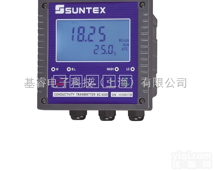 SUNTEX上泰仪器EC-<em>4300</em><em>微电脑</em>RC/EC<em>变送器</em>