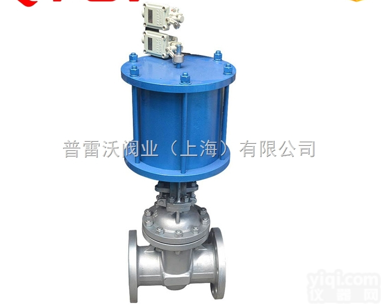 z641h  气动<em>闸阀</em>暗杆式<em>结构图</em>