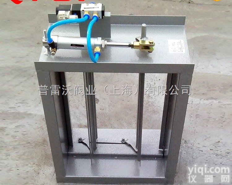 气动<em>矩形</em><em>风阀</em>外形