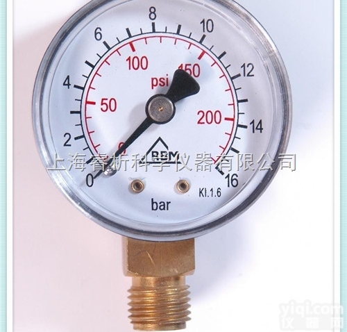 RX-5900  上海睿析<em>现货供应</em>气相色谱仪<em>专用</em>压力表价格实惠