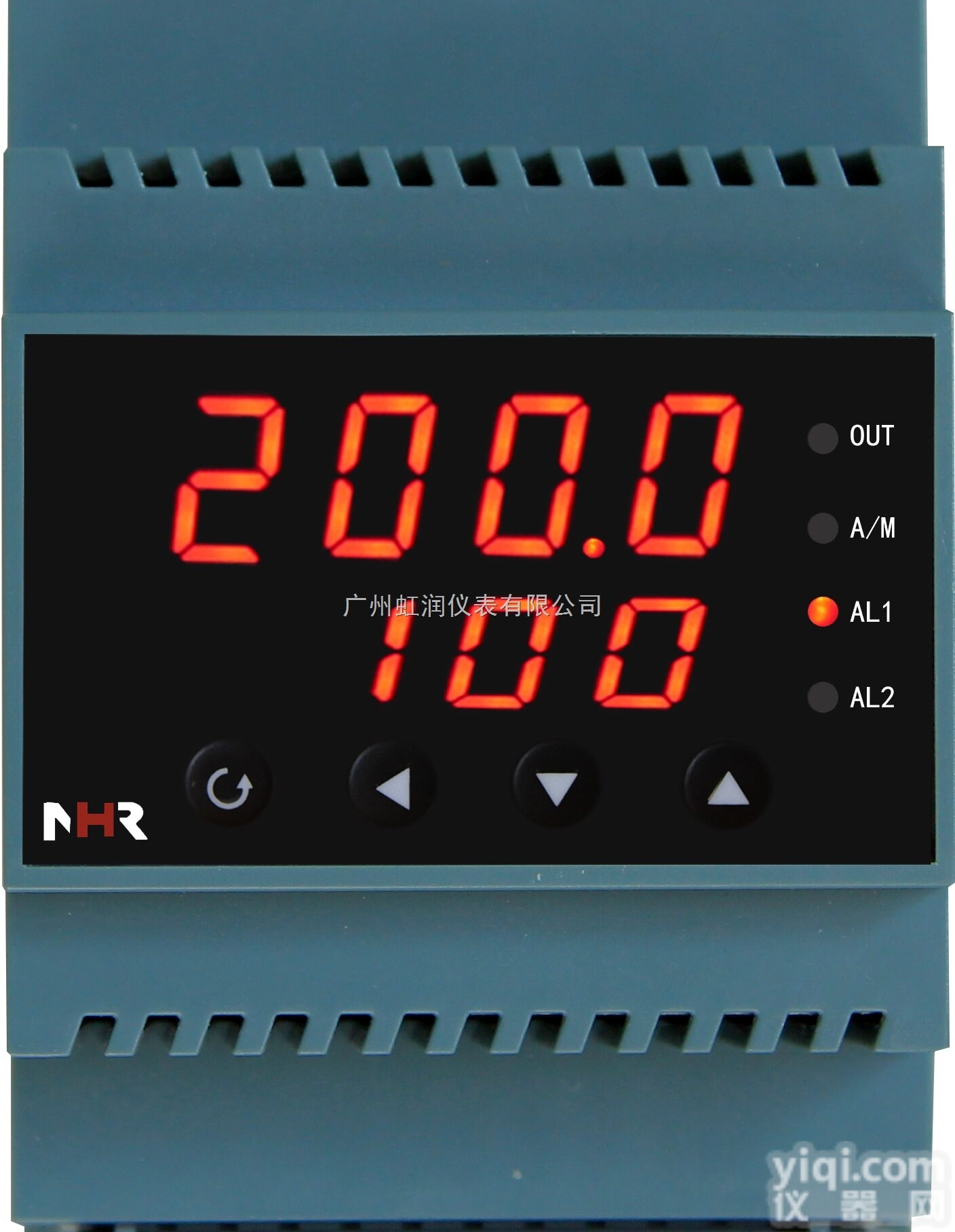 虹润推出NHR-DN30/DN40系列<em>导轨</em>式<em>模糊</em>PID<em>温控器</em>/60段程...