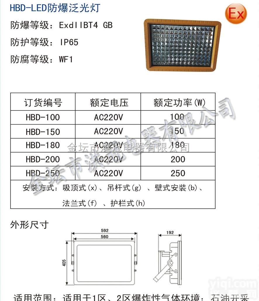 100WLED<em>防爆</em>油站灯/100W加油站<em>防爆</em>灯<em>罩棚</em>灯