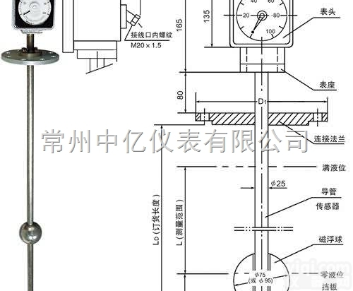 UQK-2型UQK-2型磁<em>浮球</em><em>液位计</em>/B<em>本安</em>防爆型厂家
