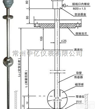 UQK-1型UQK-1型磁<em>浮球</em><em>液位计</em>/B<em>本安</em>防爆型厂家