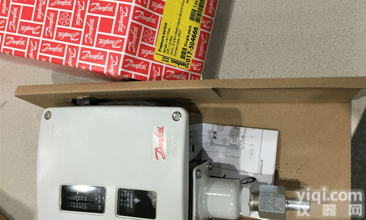 <em>丹佛斯</em>压差<em>控制器</em>RT260A/RT262A/RT型氨用压力<em>控制器</em>