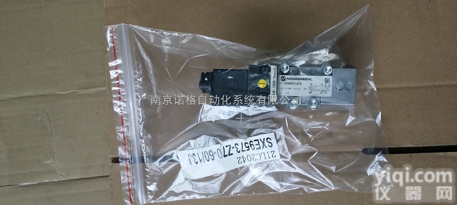 SXE9573-Z70-60/13J  NORGREN <em>诺冠</em>ISO <em>电磁阀</em>SXE9573-Z70-60/13J...