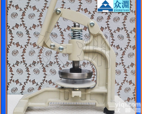 实验室纤维<em>面料</em>下压<em>取样器</em>，纤维<em>面料</em>圆盘取样刀