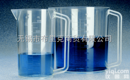 耐洁Nalgene1223 聚甲基<em>戊烯</em>带柄带<em>刻度</em><em>烧杯</em>