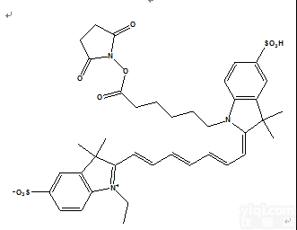 <em>Cy</em>7-<em>SE</em>;<em>Cy</em>3 NHS Ester  菁染料 <em>Cy</em>7-<em>SE</em>;<em>Cy</em>3 NHS Ester 477908-53-...