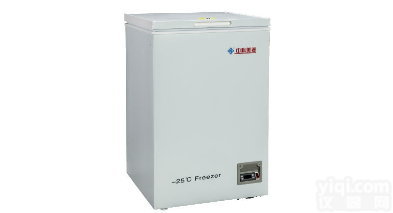 DW-YW110A  中科<em>美菱</em>110升、-25℃<em>卧式</em>低温<em>冰箱</em>