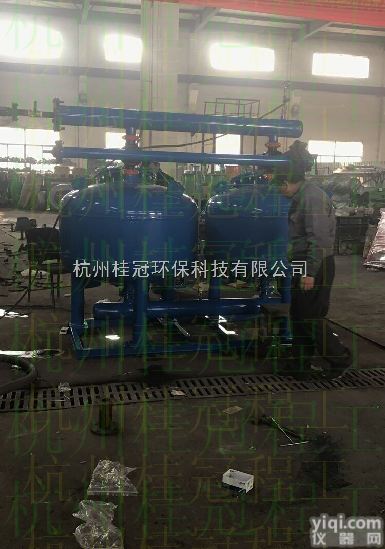 HGGG  卧式<em>组合式</em><em>手动</em>反清洗<em>砂石</em>过滤系统