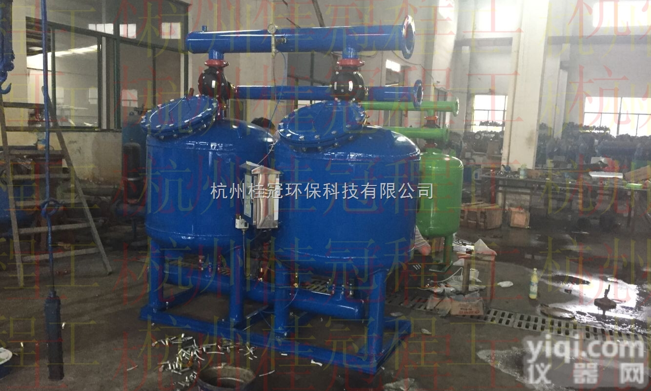 HGGG  卧式<em>组合式</em><em>手动</em>反冲洗<em>砂石</em>过滤器