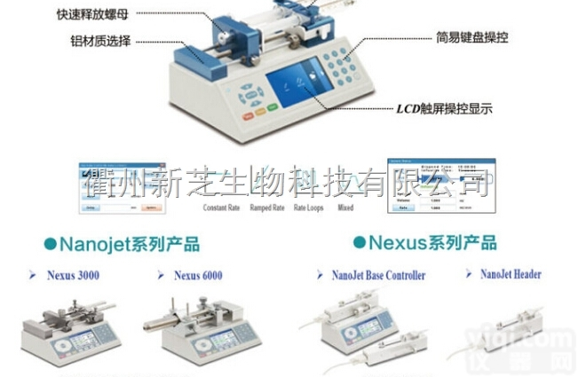 Nexus <em>注射</em>  美国Chemyx<em>注射</em>泵<em>系列</em>产品