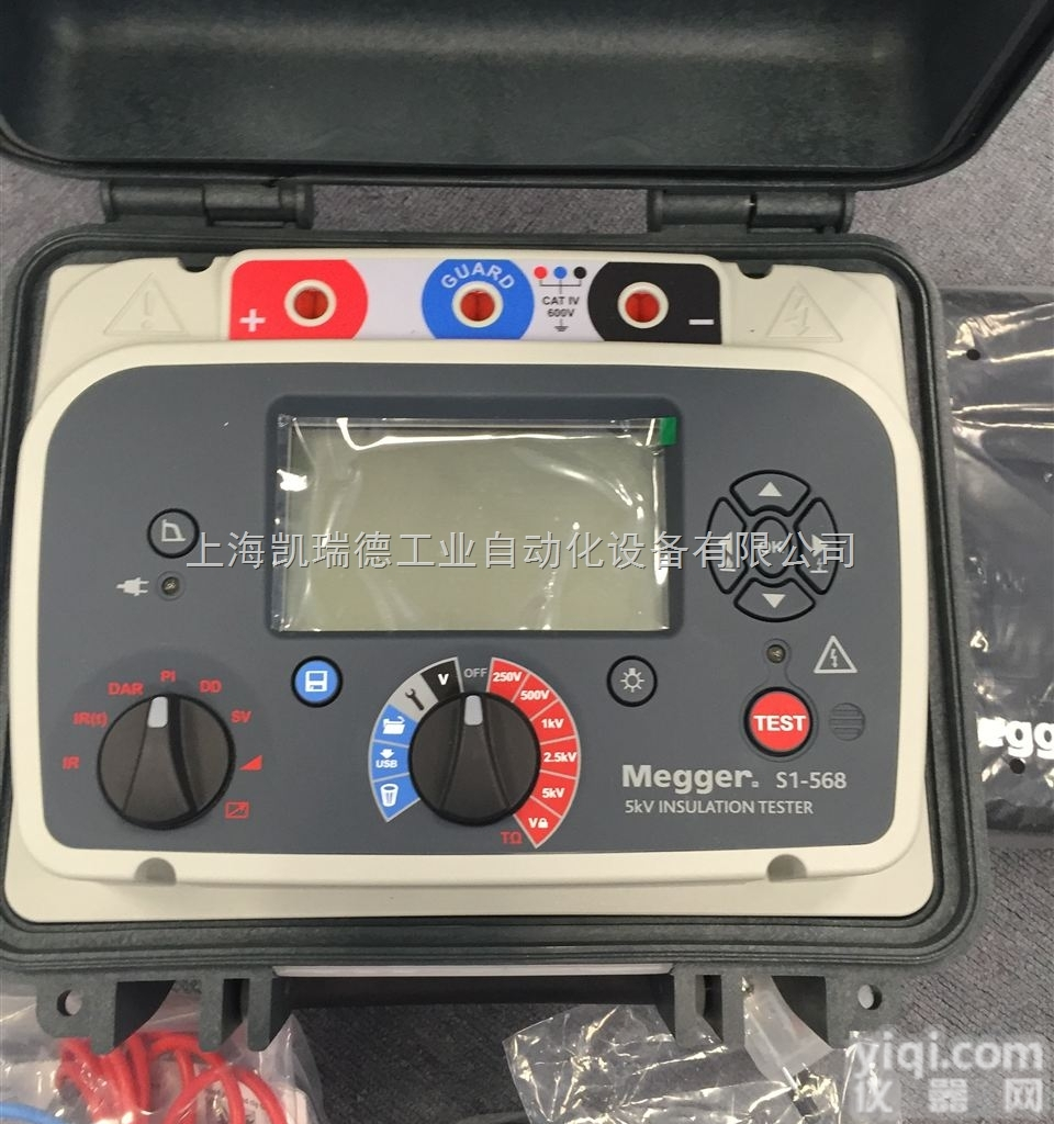 供应MEGGER绝缘电阻测试仪<em>昆山</em>分<em>公司</em>S1-568