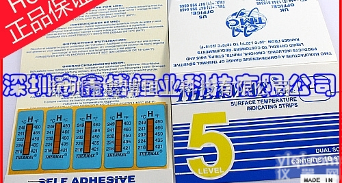 5LH<em>英国</em>THERMAX测温<em>试纸</em>-<em>英国</em>TMC 216-249度<em>英国</em>TH...