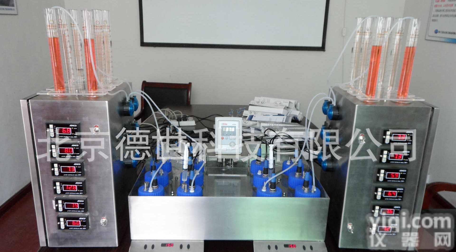 500ml玻璃<em>发酵罐</em>  北京实验室<em>发酵罐</em>12联500ml<em>磁力搅拌</em>玻璃<em>发酵罐</em>