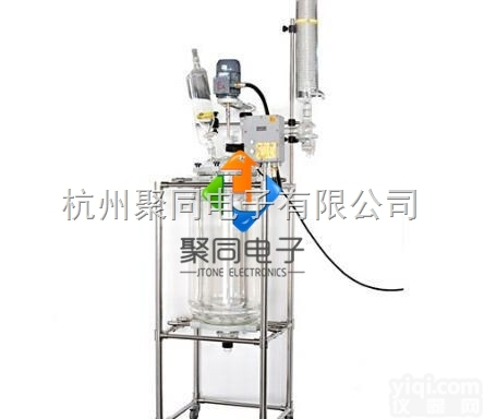 广东玻璃<em>反应釜</em>EPDF-5L防爆型<em>单层</em>玻璃<em>反应釜</em>