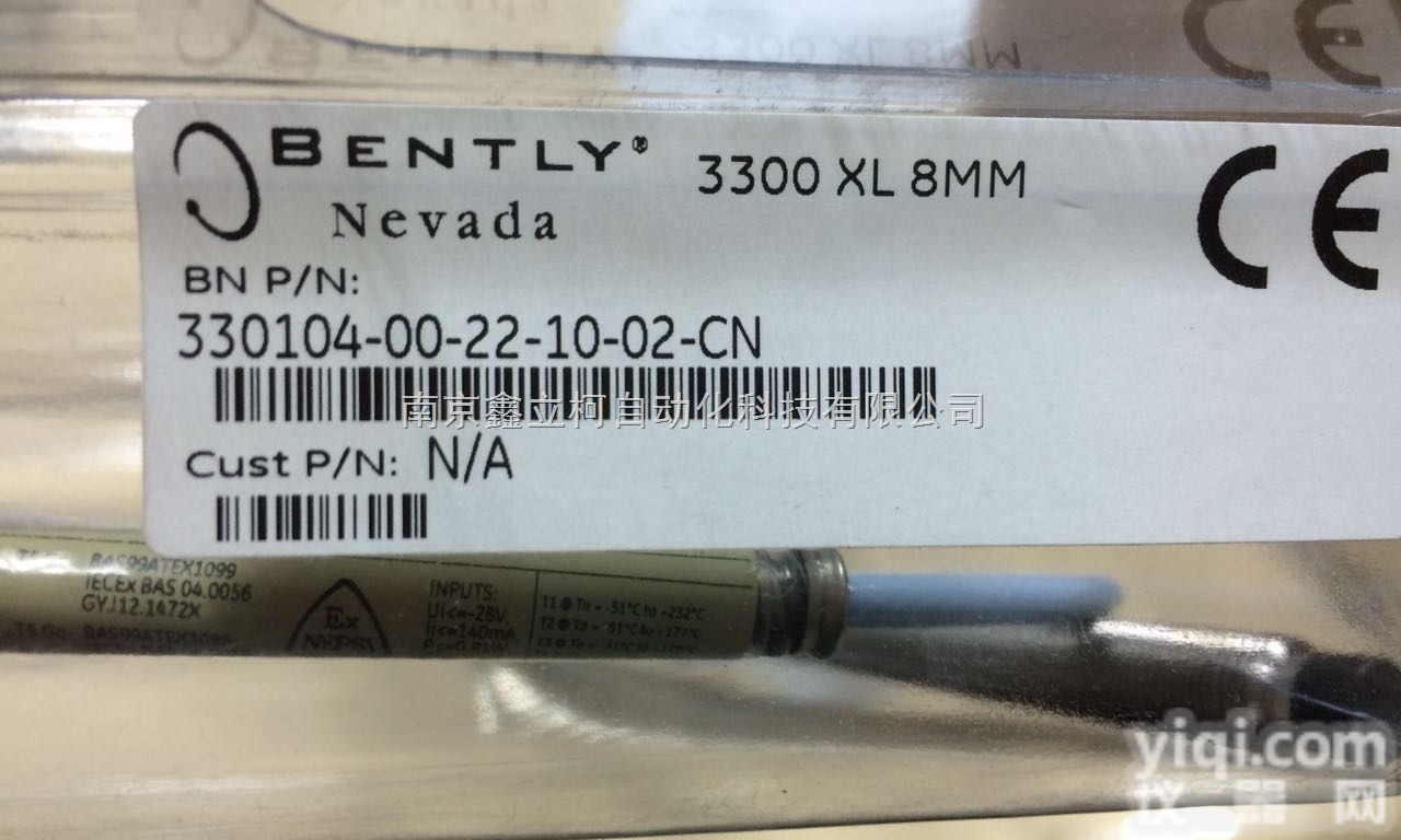 <em>330104</em>-00-22-10-02-C  <em>美国</em><em>本特利</em>BENTLY8mm传感器<em>330104</em>-00-22-10-02...