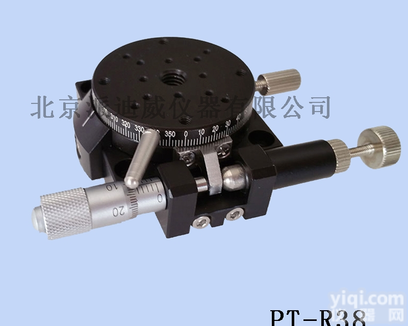 PT-R38 /R60/R80/R100  <em>手动</em>旋转台 <em>精密</em>微调滑台 <em>手动</em>位移